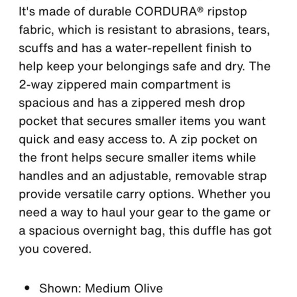 Nike Jordan Jam Flight Cordura Duffle Bag Sage Green Gym Bag MA0798 EF9 NWT - Picture 14 of 14